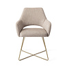 Jesper Home Yanai Eetkamerstoel - Biscuit Beach, Cross Gold Jesper Home Yanai Eetkamerstoel - Biscuit Beach, Cross Gold