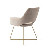 Jesper Home Yanai Eetkamerstoel - Biscuit Beach, Cross Gold Jesper Home Yanai Eetkamerstoel - Biscuit Beach, Cross Gold