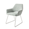 Jesper Home Yanai Eetkamerstoel - Soft Sage, Slide Steel Jesper Home Yanai Eetkamerstoel - Soft Sage, Slide Steel