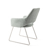 Jesper Home Yanai Eetkamerstoel - Soft Sage, Slide Steel Jesper Home Yanai Eetkamerstoel - Soft Sage, Slide Steel