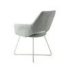 Jesper Home Yanai Eetkamerstoel - Soft Sage, Cross Steel Jesper Home Yanai Eetkamerstoel - Soft Sage, Cross Steel
