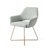 Jesper Home Yanai Eetkamerstoel - Soft Sage, Cross Gold Jesper Home Yanai Eetkamerstoel - Soft Sage, Cross Gold