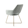 Jesper Home Yanai Eetkamerstoel - Soft Sage, Cross Gold Jesper Home Yanai Eetkamerstoel - Soft Sage, Cross Gold
