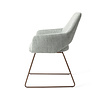 Jesper Home Yanai Eetkamerstoel - Soft Sage, Slide Rose Gold Jesper Home Yanai Eetkamerstoel - Soft Sage, Slide Rose Gold