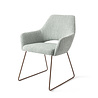 Jesper Home Yanai Eetkamerstoel - Soft Sage, Slide Rose Gold Jesper Home Yanai Eetkamerstoel - Soft Sage, Slide Rose Gold