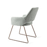 Jesper Home Yanai Eetkamerstoel - Soft Sage, Slide Rose Gold Jesper Home Yanai Eetkamerstoel - Soft Sage, Slide Rose Gold