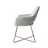 Jesper Home Yanai Eetkamerstoel - Soft Sage, Cross Rose Gold Jesper Home Yanai Eetkamerstoel - Soft Sage, Cross Rose Gold