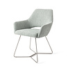Jesper Home Yanai Eetkamerstoel - Soft Sage, Beehive Steel Jesper Home Yanai Eetkamerstoel - Soft Sage, Beehive Steel