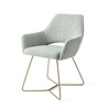 Jesper Home Yanai Eetkamerstoel - Soft Sage, Beehive Gold Jesper Home Yanai Eetkamerstoel - Soft Sage, Beehive Gold