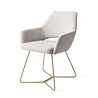 Jesper Home Yanai Eetkamerstoel - Pigeon, Beehive Gold Jesper Home Yanai Eetkamerstoel - Pigeon, Beehive Gold
