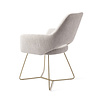Jesper Home Yanai Eetkamerstoel - Pigeon, Beehive Gold Jesper Home Yanai Eetkamerstoel - Pigeon, Beehive Gold