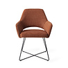 Jesper Home Chaise de salle à manger Yanai - Tuscan Terra, Cross Black Jesper Home Chaise de salle à manger Yanai - Tuscan Terra, Cross Black