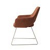Jesper Home Yanai Eetkamerstoel - Tuscan Terra, Slide Steel Jesper Home Yanai Eetkamerstoel - Tuscan Terra, Slide Steel