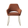 Jesper Home Yanai Eetkamerstoel - Tuscan Terra, Slide Gold Jesper Home Yanai Eetkamerstoel - Tuscan Terra, Slide Gold