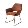 Jesper Home Yanai Eetkamerstoel - Tuscan Terra, Slide Rose Gold Jesper Home Yanai Eetkamerstoel - Tuscan Terra, Slide Rose Gold