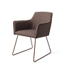 Jesper Home Hofu Eetkamerstoel - Potters Clay, Slide Rose Gold Jesper Home Hofu Eetkamerstoel - Potters Clay, Slide Rose Gold