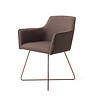 Jesper Home Hofu Eetkamerstoel - Potters Clay, Cross Rose Gold Jesper Home Hofu Eetkamerstoel - Potters Clay, Cross Rose Gold