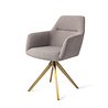 Jesper Home Kinko Eetkamerstoel - Earl Grey, Turn Gold Jesper Home Kinko Eetkamerstoel - Earl Grey, Turn Gold