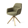 Jesper Home Kinko Eetkamerstoel - Green Hunter, Turn Gold Jesper Home Kinko Eetkamerstoel - Green Hunter, Turn Gold