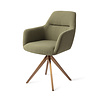 Jesper Home Kinko Eetkamerstoel - Green Hunter, Turn Rose Gold Jesper Home Kinko Eetkamerstoel - Green Hunter, Turn Rose Gold