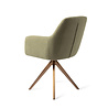 Jesper Home Kinko Eetkamerstoel - Green Hunter, Turn Rose Gold Jesper Home Kinko Eetkamerstoel - Green Hunter, Turn Rose Gold