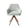 Jesper Home Yanai Eetkamerstoel - Soft Sage, Turn Rose Gold Jesper Home Yanai Eetkamerstoel - Soft Sage, Turn Rose Gold
