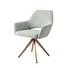 Jesper Home Yanai Eetkamerstoel - Soft Sage, Turn Rose Gold Jesper Home Yanai Eetkamerstoel - Soft Sage, Turn Rose Gold