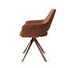 Jesper Home Yanai Eetkamerstoel - Tuscan Terra, Turn Rose Gold Jesper Home Yanai Eetkamerstoel - Tuscan Terra, Turn Rose Gold
