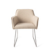 Jesper Home Hofu Eetkamerstoel - Wild Walnut, Slide Steel Jesper Home Hofu Eetkamerstoel - Wild Walnut, Slide Steel