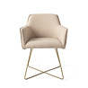 Jesper Home Hofu Eetkamerstoel - Wild Walnut, Cross Gold Jesper Home Hofu Eetkamerstoel - Wild Walnut, Cross Gold