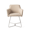 Jesper Home Hofu Eetkamerstoel - Wild Walnut, Beehive Steel Jesper Home Hofu Eetkamerstoel - Wild Walnut, Beehive Steel