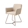 Jesper Home Hofu Eetkamerstoel - Wild Walnut, Beehive Rose Gold Jesper Home Hofu Eetkamerstoel - Wild Walnut, Beehive Rose Gold