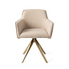 Jesper Home Hofu Eetkamerstoel - Wild Walnut, Turn Gold Jesper Home Hofu Eetkamerstoel - Wild Walnut, Turn Gold