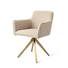 Jesper Home Hofu Eetkamerstoel - Wild Walnut, Turn Gold Jesper Home Hofu Eetkamerstoel - Wild Walnut, Turn Gold