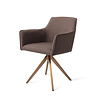 Jesper Home Hofu Eetkamerstoel - Potters Clay, Turn Rose Gold Jesper Home Hofu Eetkamerstoel - Potters Clay, Turn Rose Gold