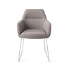 Jesper Home Kinko Eetkamerstoel - Earl Grey, Slide White Jesper Home Kinko Eetkamerstoel - Earl Grey, Slide White