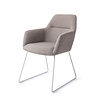 Jesper Home Kinko Eetkamerstoel - Earl Grey, Slide White Jesper Home Kinko Eetkamerstoel - Earl Grey, Slide White