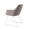 Jesper Home Kinko Eetkamerstoel - Earl Grey, Slide White Jesper Home Kinko Eetkamerstoel - Earl Grey, Slide White