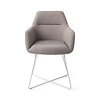Jesper Home Kinko Eetkamerstoel - Earl Grey, Cross White Jesper Home Kinko Eetkamerstoel - Earl Grey, Cross White