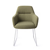 Jesper Home Kinko Eetkamerstoel - Hunter Green, Slide White Jesper Home Kinko Eetkamerstoel - Hunter Green, Slide White