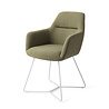 Jesper Home Kinko Eetkamerstoel - Green Hunter, Beehive White Jesper Home Kinko Eetkamerstoel - Green Hunter, Beehive White