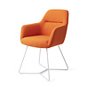 Jesper Home Kinko Eetkamerstoel - Tangerine, Beehive White Jesper Home Kinko Eetkamerstoel - Tangerine, Beehive White