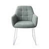 Jesper Home Noto Eetkamerstoel - Real Teal, Slide White Jesper Home Noto Eetkamerstoel - Real Teal, Slide White