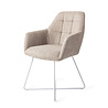 Jesper Home Noto Eetkamerstoel - Biscuit Beach, Cross White Jesper Home Noto Eetkamerstoel - Biscuit Beach, Cross White