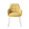 Jesper Home Noto Eetkamerstoel - Bumble Bee. Slide White Jesper Home Noto Eetkamerstoel - Bumble Bee. Slide White