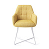 Jesper Home Noto Eetkamerstoel - Bumble Bee, Cross White Jesper Home Noto Eetkamerstoel - Bumble Bee, Cross White