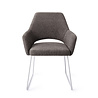Jesper Home Yanai Eetkamerstoel - Amazing Grey, Slide White Jesper Home Yanai Eetkamerstoel - Amazing Grey, Slide White