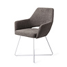 Jesper Home Yanai Eetkamerstoel - Amazing Grey, Cross White Jesper Home Yanai Eetkamerstoel - Amazing Grey, Cross White