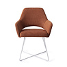 Jesper Home Yanai Eetkamerstoel - Tuscan Terra, Cross White Jesper Home Yanai Eetkamerstoel - Tuscan Terra, Cross White