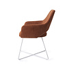 Jesper Home Yanai Eetkamerstoel - Tuscan Terra, Cross White Jesper Home Yanai Eetkamerstoel - Tuscan Terra, Cross White